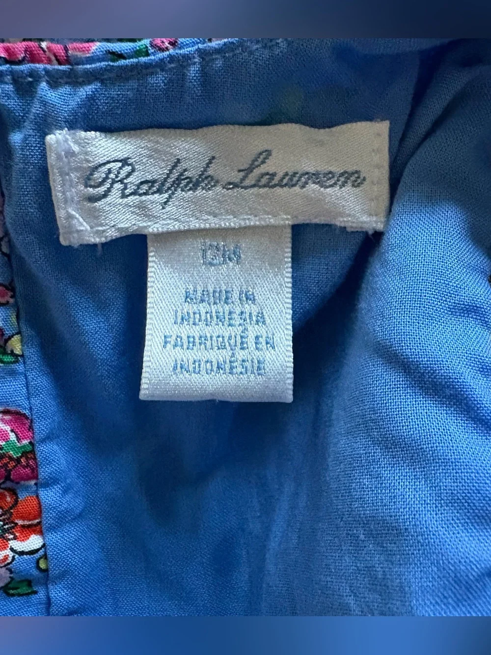 Ralph Lauren bright blue